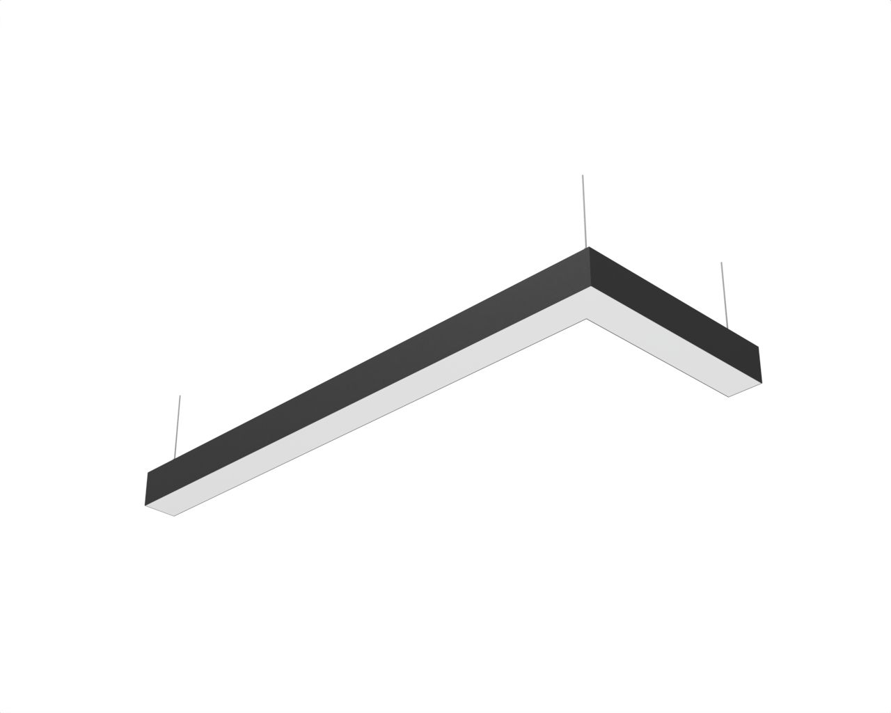 L-образный профильный контурный светодиодный светильник LC-LOB-5050 120 Вт 310x2000 мм 6000К Опал - фото 1